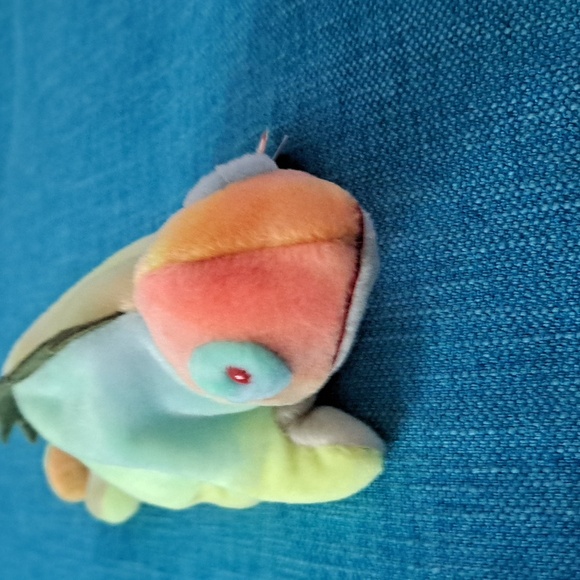 Iggy ty Colorful Plush Chameleon Toy 1997 - Picture 3 of 8